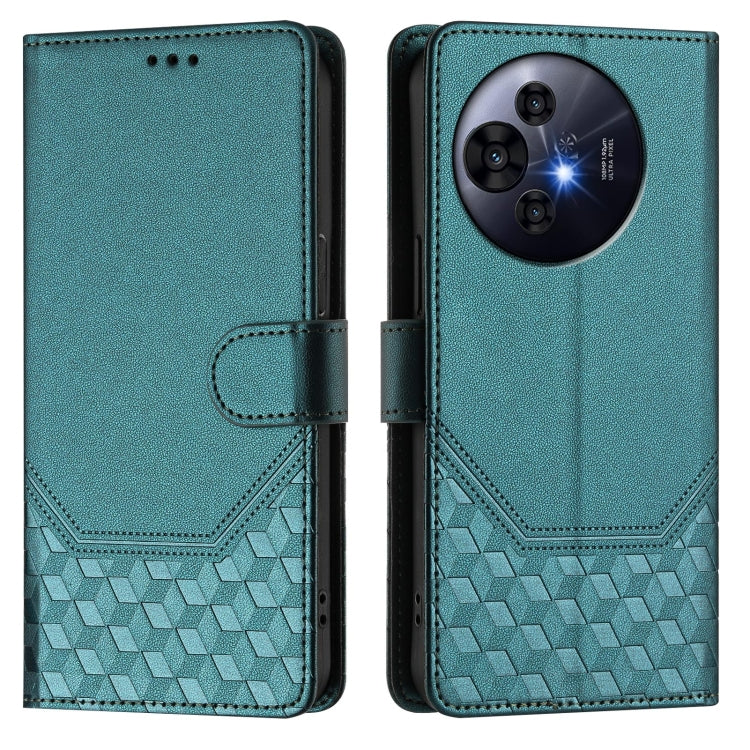 For TCL 50 Pro NxtPaper Honeycomb Embossing RFID Leather Phone Case