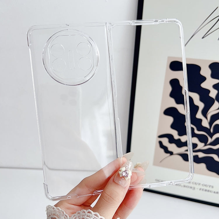 For Huawei Mate X5 Precision Hole Integrated PC Clean Shockproof Phone Case - Transparent
