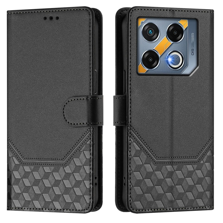 For Infinix GT 20 Pro 5G Honeycomb Embossing RFID Leather Phone Case