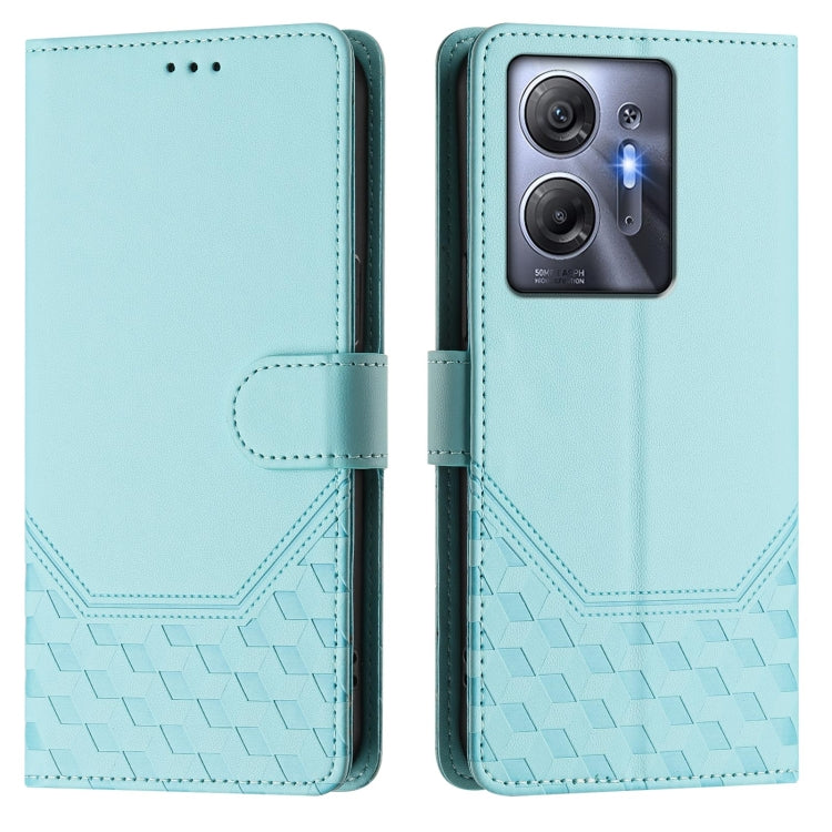 For Infinix Hot 30 5G Honeycomb Embossing RFID Leather Phone Case