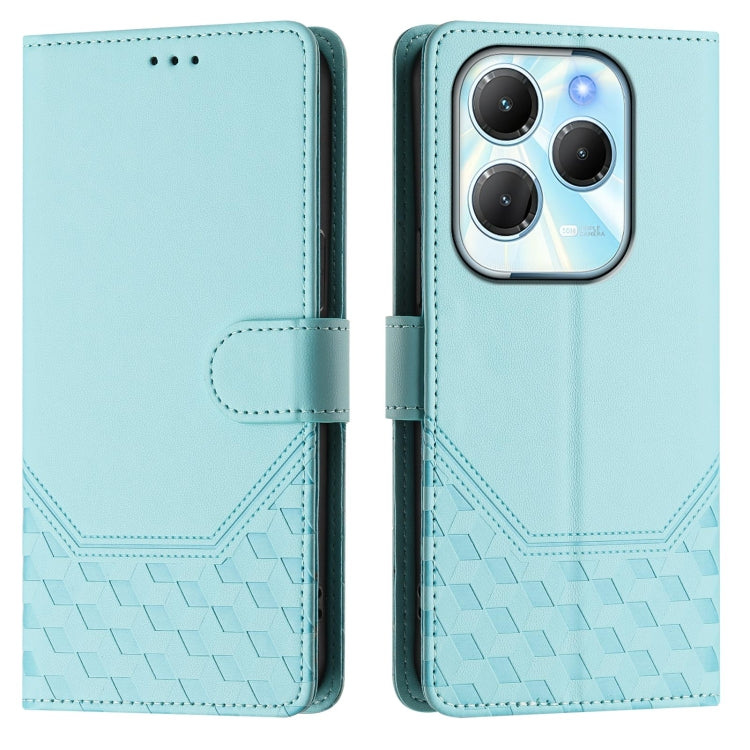 For Infinix Hot 40 4G / Hot 40 Pro 4G Honeycomb Embossing RFID Leather Phone Case