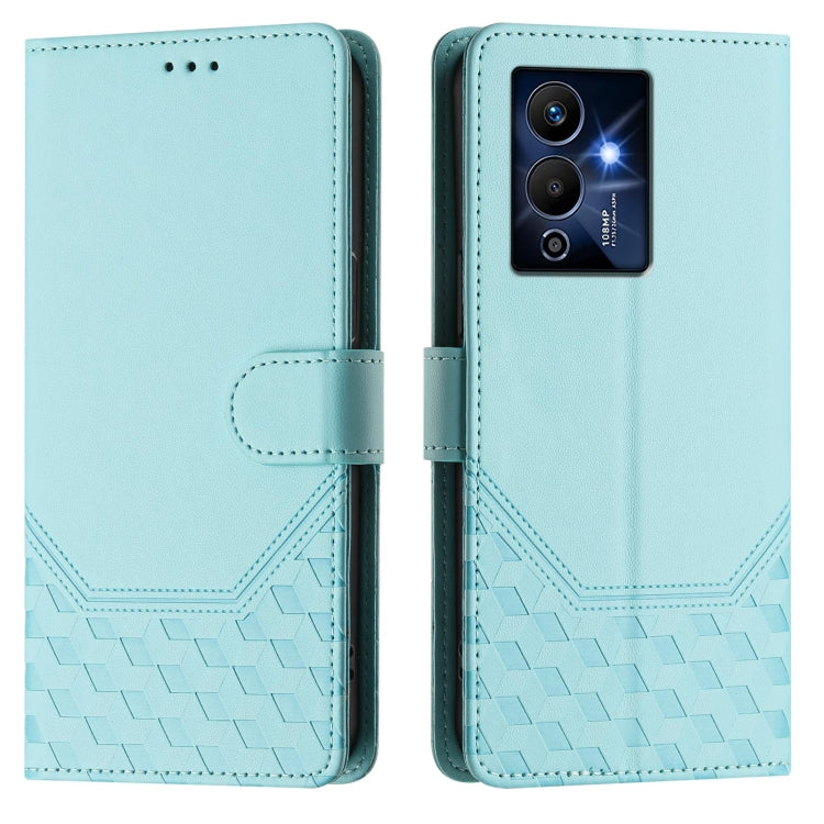 For Infinix Note 12 Pro 5G Honeycomb Embossing RFID Leather Phone Case