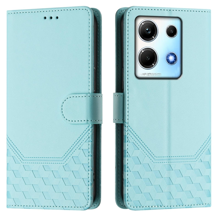For Infinix Note 30 5G / 4G Honeycomb Embossing RFID Leather Phone Case
