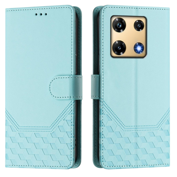 For Infinix Note 30 Pro 4G Honeycomb Embossing RFID Leather Phone Case