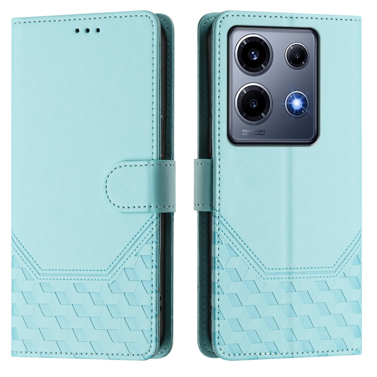 For Infinix Note 30 VIP Honeycomb Embossing RFID Leather Phone Case