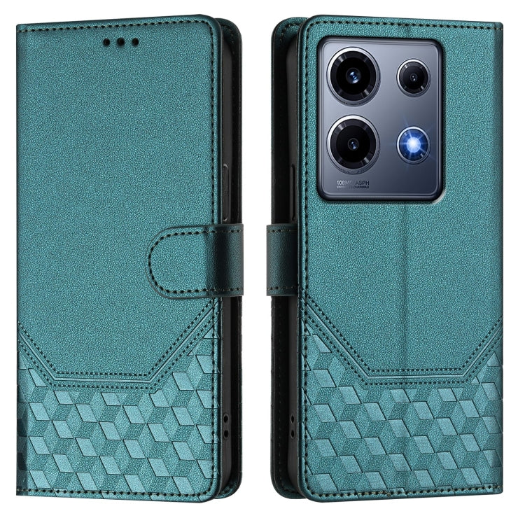 For Infinix Note 30 VIP Honeycomb Embossing RFID Leather Phone Case