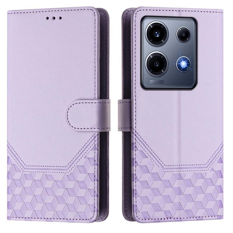 For Infinix Note 30 VIP Honeycomb Embossing RFID Leather Phone Case