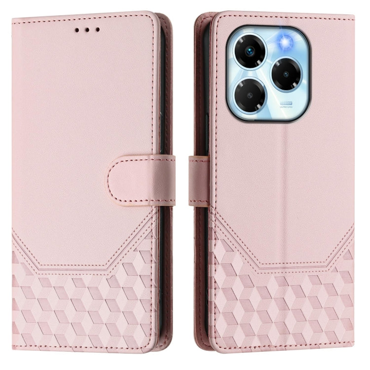 For Infinix Note 40X 5G Honeycomb Embossing RFID Leather Phone Case