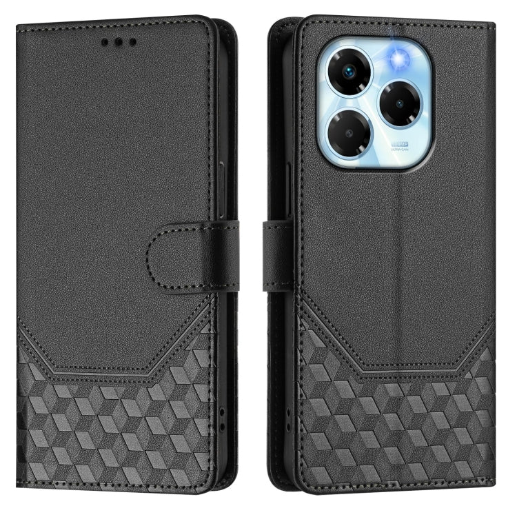 For Infinix Note 40X 5G Honeycomb Embossing RFID Leather Phone Case