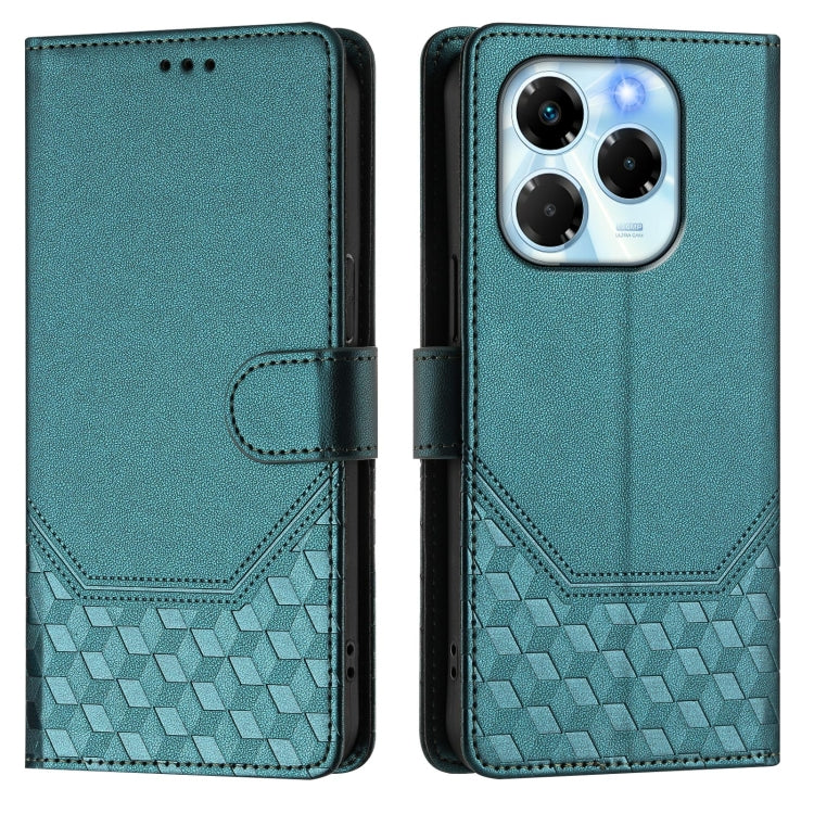 For Infinix Note 40X 5G Honeycomb Embossing RFID Leather Phone Case