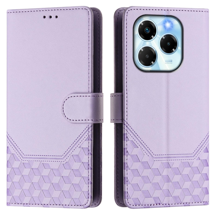 For Infinix Note 40X 5G Honeycomb Embossing RFID Leather Phone Case