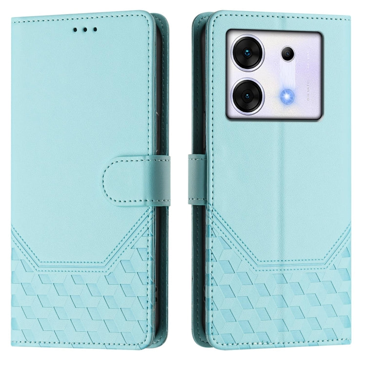 For Infinix Zero 30 5G Honeycomb Embossing RFID Leather Phone Case