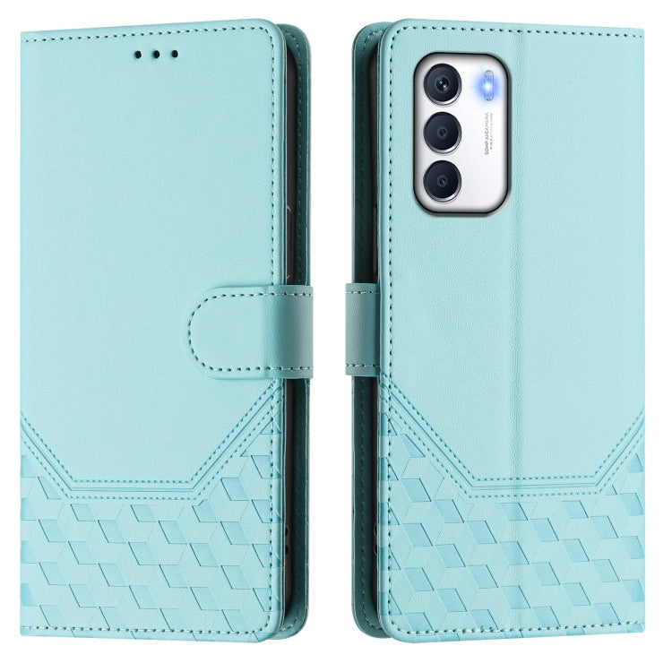 For Infinix Zero 5G 2023 Honeycomb Embossing RFID Leather Phone Case