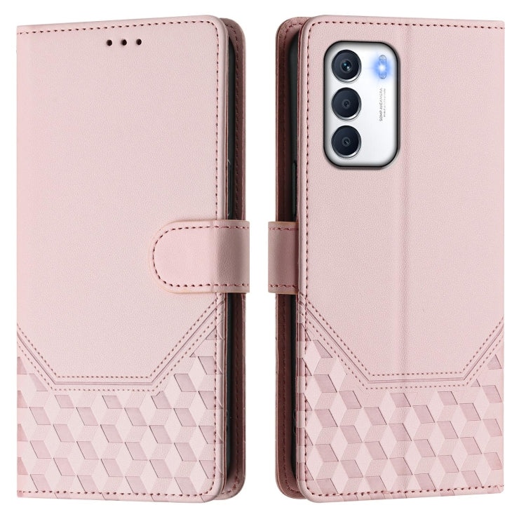 For Infinix Zero 5G 2023 Honeycomb Embossing RFID Leather Phone Case