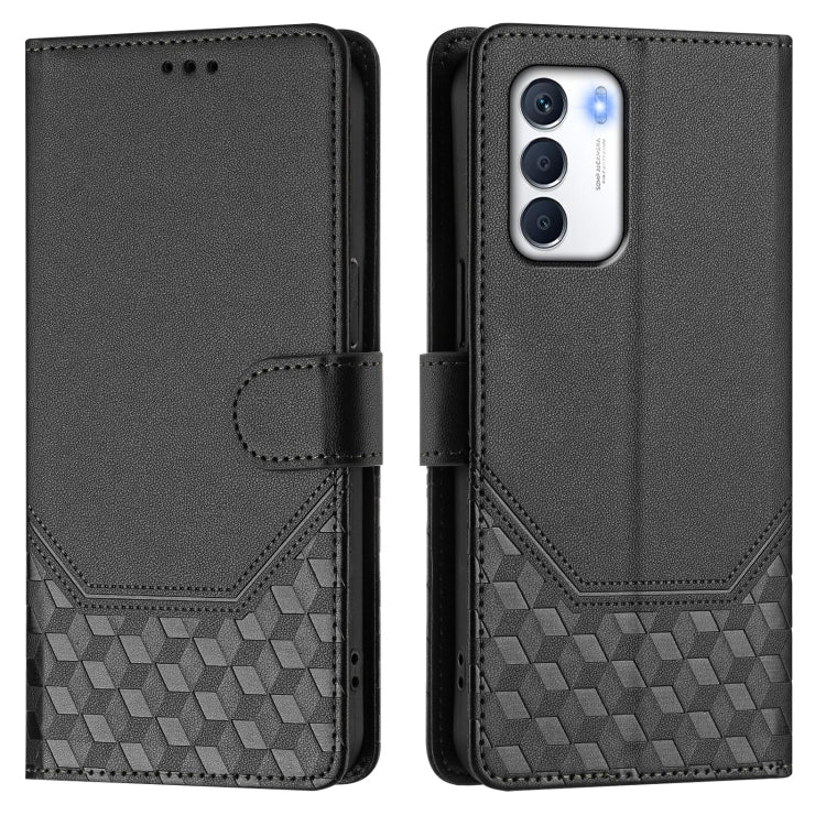 For Infinix Zero 5G 2023 Honeycomb Embossing RFID Leather Phone Case