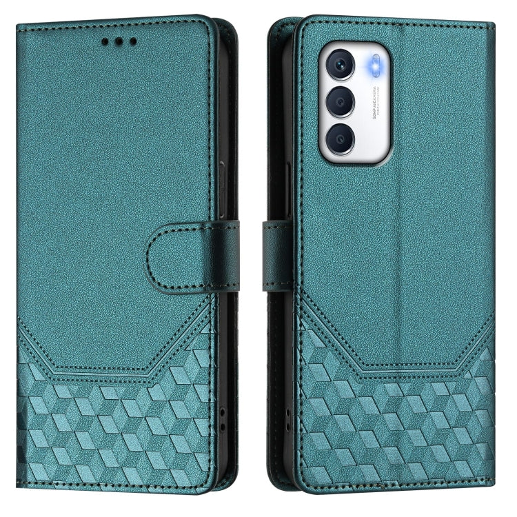 For Infinix Zero 5G 2023 Honeycomb Embossing RFID Leather Phone Case