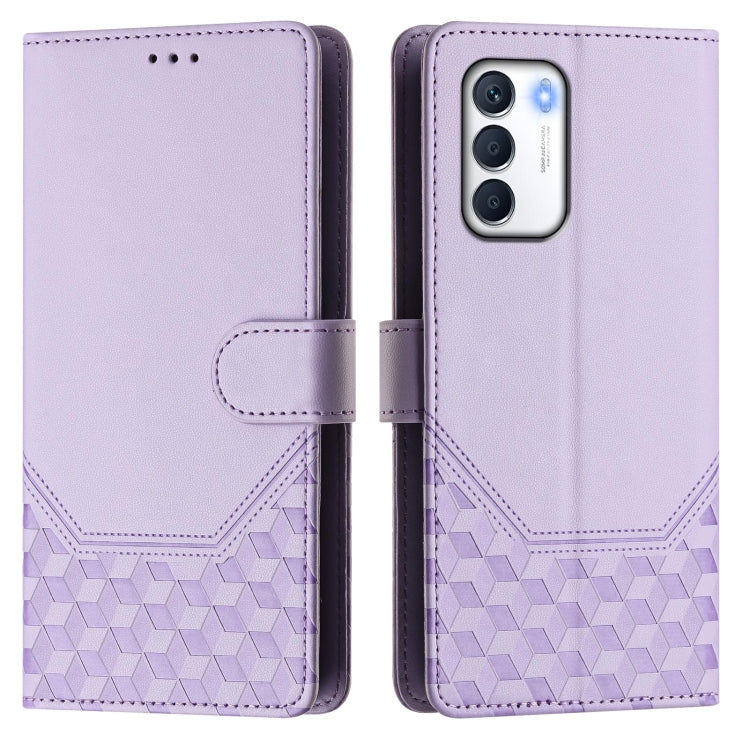 For Infinix Zero 5G 2023 Honeycomb Embossing RFID Leather Phone Case