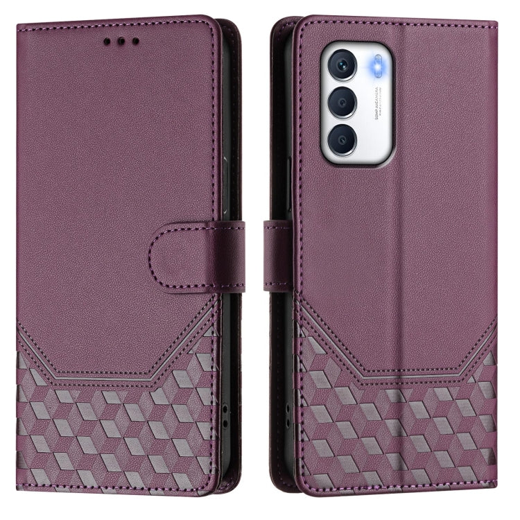 For Infinix Zero 5G 2023 Honeycomb Embossing RFID Leather Phone Case