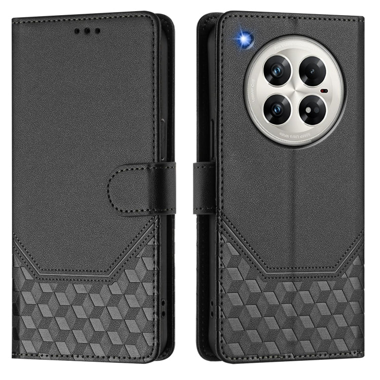 For Infinix Zero 40 5G / 4G Honeycomb Embossing RFID Leather Phone Case