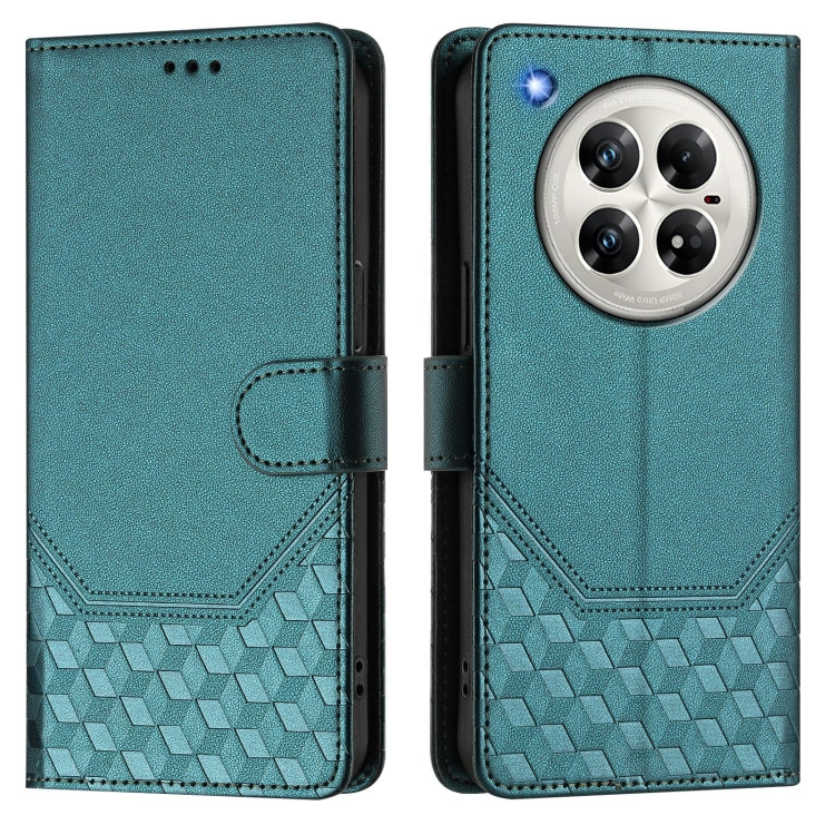 For Infinix Zero 40 5G / 4G Honeycomb Embossing RFID Leather Phone Case