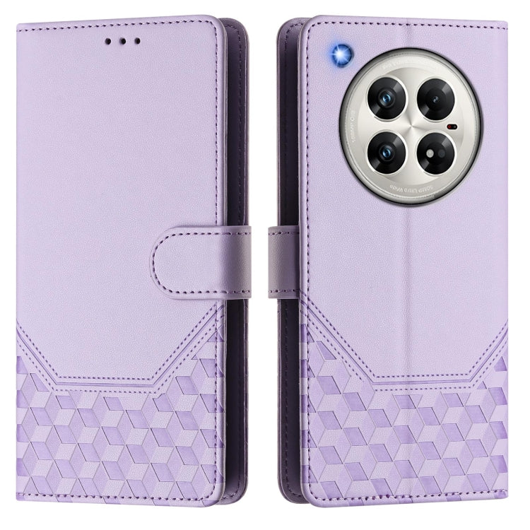 For Infinix Zero 40 5G / 4G Honeycomb Embossing RFID Leather Phone Case