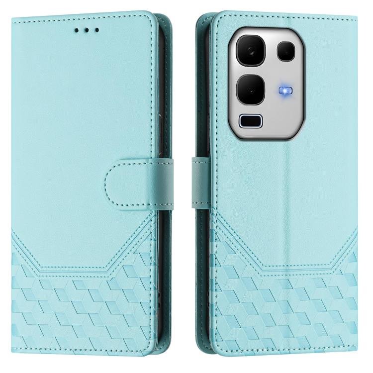 For Infinix Note 50s Honeycomb Embossing RFID Leather Phone Case