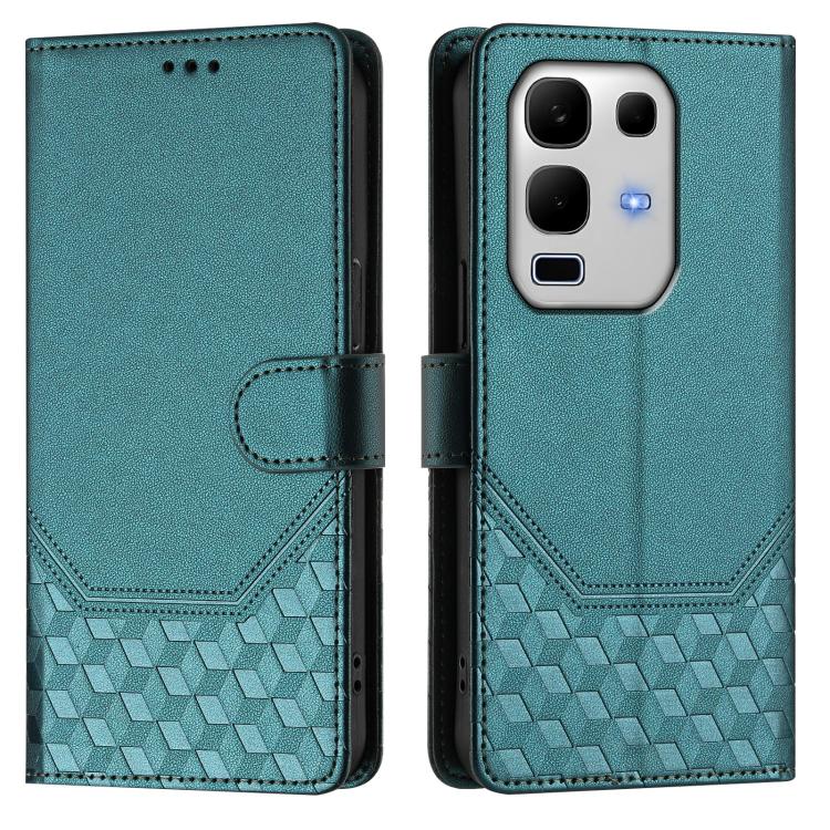 For Infinix Note 50s Honeycomb Embossing RFID Leather Phone Case