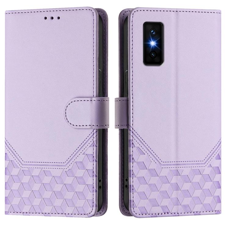 For Infinix GT 30 Pro Honeycomb Embossing RFID Leather Phone Case