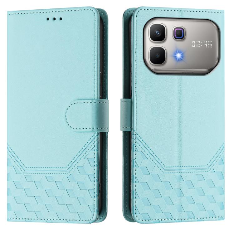 For Infinix Note 60 5G / Note 60 Pro 5G Honeycomb Embossing RFID Leather Phone Case
