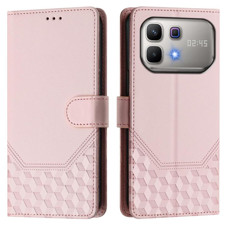 For Infinix Note 60 5G / Note 60 Pro 5G Honeycomb Embossing RFID Leather Phone Case