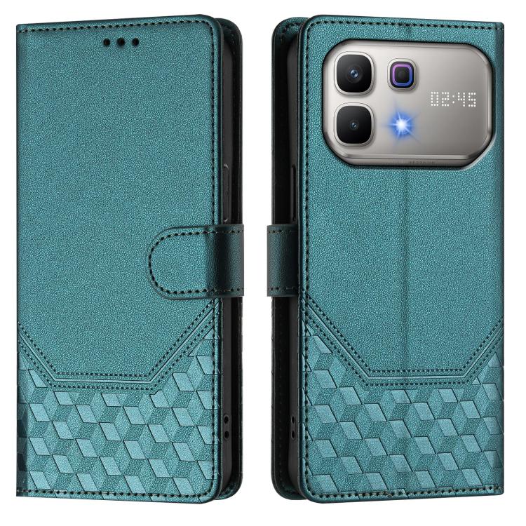 For Infinix Note 60 5G / Note 60 Pro 5G Honeycomb Embossing RFID Leather Phone Case