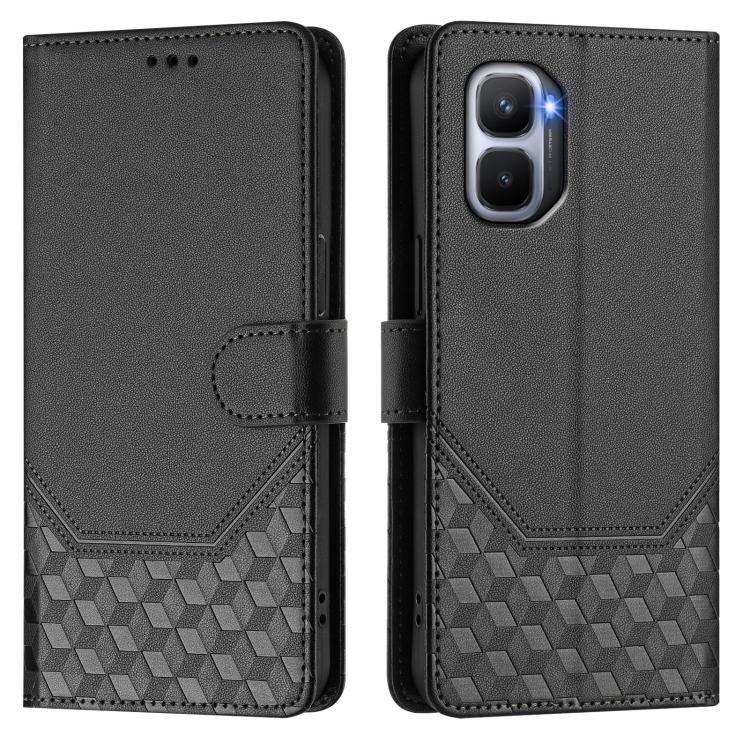 For Infinix GT 50 Pro 5G Honeycomb Embossing RFID Leather Phone Case