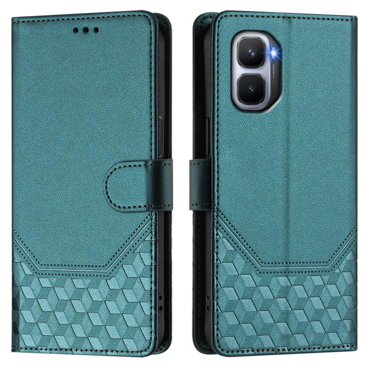 For Infinix GT 50 Pro 5G Honeycomb Embossing RFID Leather Phone Case