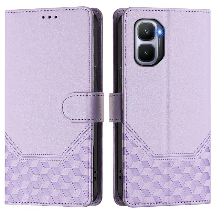 For Infinix GT 50 Pro 5G Honeycomb Embossing RFID Leather Phone Case