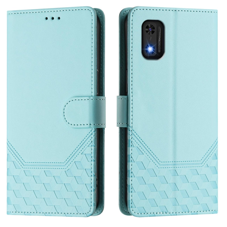 For itel A23 Pro / A17 Honeycomb Embossing RFID Leather Phone Case