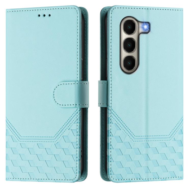 For itel A95 5G Honeycomb Embossing RFID Leather Phone Case