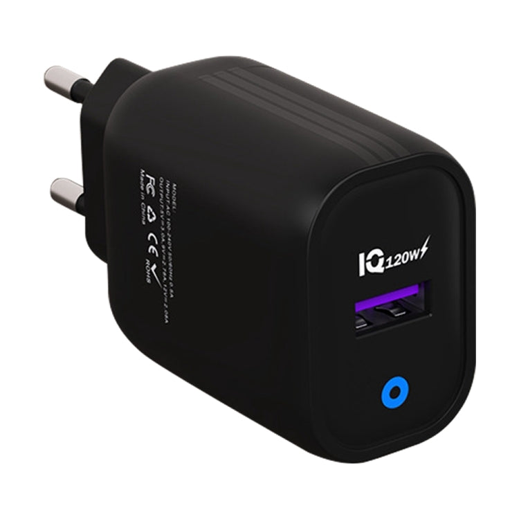 120W USB Fast Charger, Plug:EU Plug