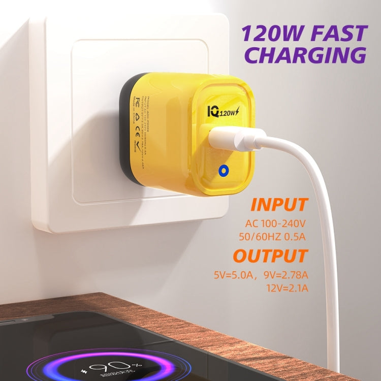 120W USB Fast Charger, Plug:US Plug