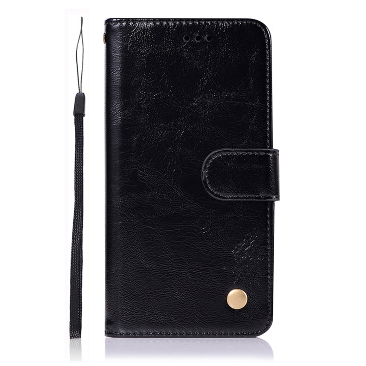 For Xiaomi Redmi 9A Copper Buckle Retro Crazy Horse Texture Horizontal Flip Leather Case with Holder & Card Slots & Wallet