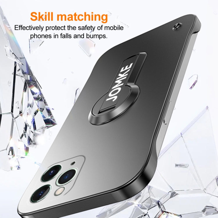 For iPhone 11 Pro Baking Varnish 360 Rotate Holder No Frame PC Phone Case