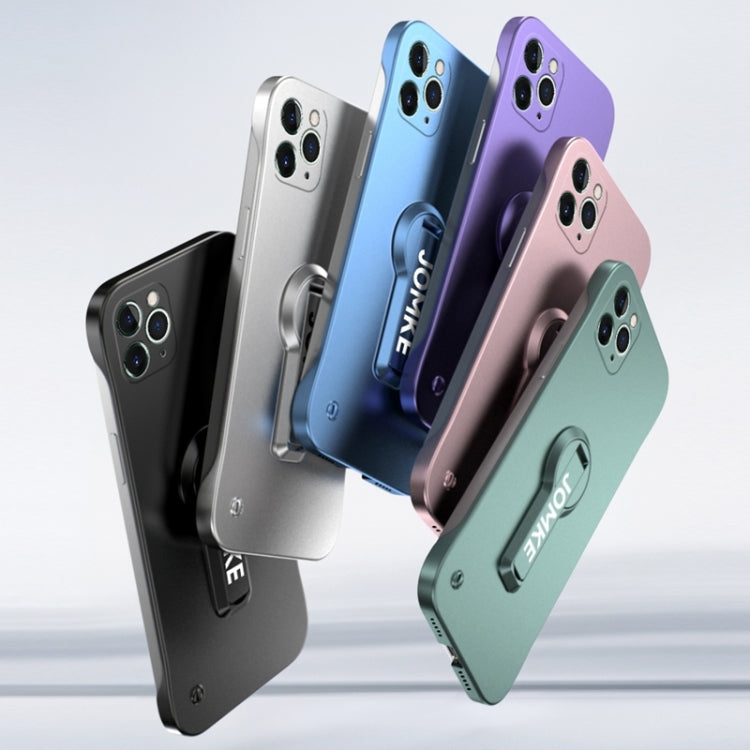 For iPhone 11 Pro Baking Varnish 360 Rotate Holder No Frame PC Phone Case