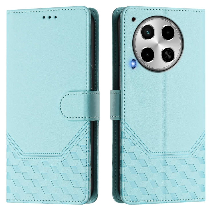 For Tecno Camon 30 5G / 4G Honeycomb Embossing RFID Leather Phone Case