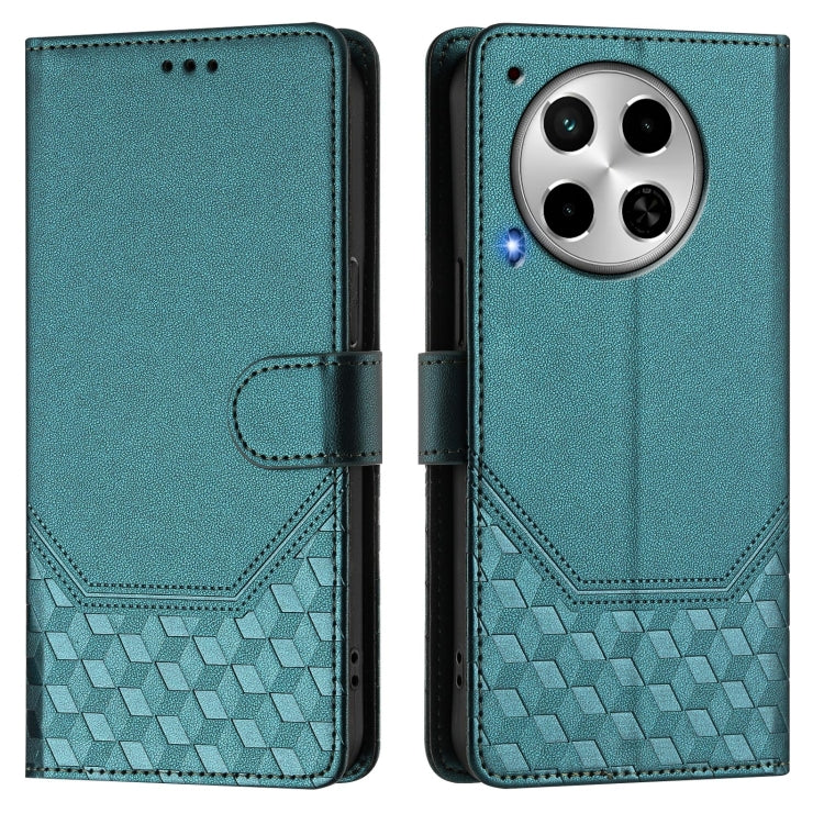 For Tecno Camon 30 5G / 4G Honeycomb Embossing RFID Leather Phone Case