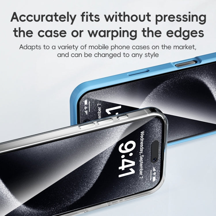 For iPhone 16 Pro Max ZGA 0.33mm 2.5D Anti-static HD Tempered Glass Film