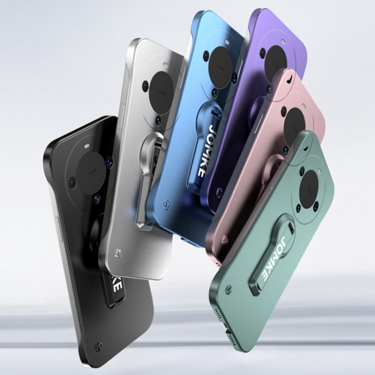 For Huawei Mate 60 Pro Baking Varnish 360 Rotate Holder No Frame PC Phone Case