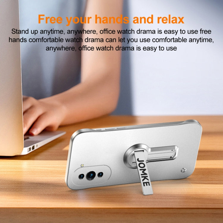 For Huawei nova 10 Baking Varnish 360 Rotate Holder No Frame PC Phone Case