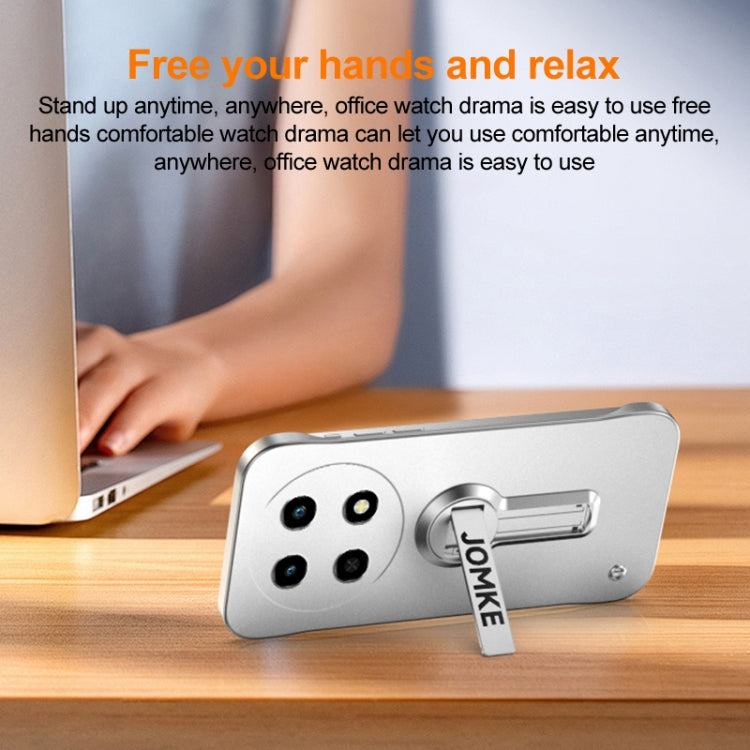 For Huawei Enjoy 70 Pro Baking Varnish 360 Rotate Holder No Frame PC Phone Case