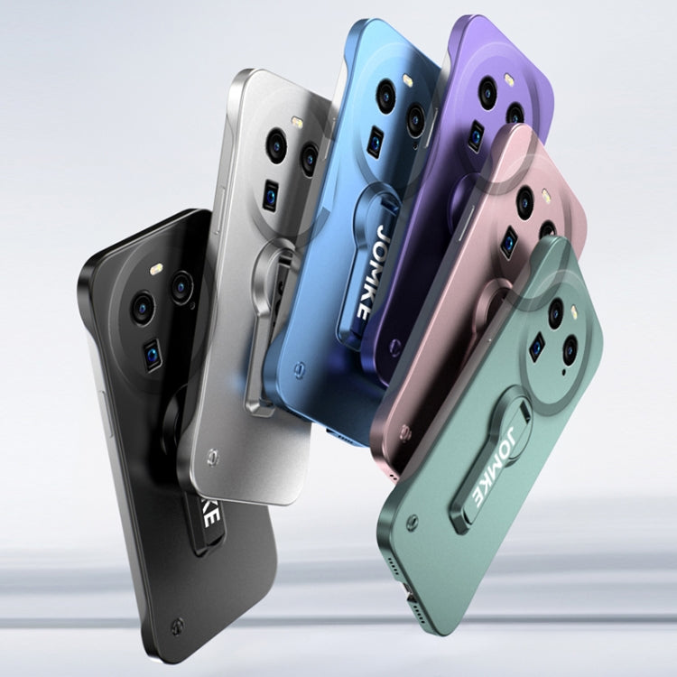 For OPPO Find X6 Baking Varnish 360 Rotate Holder No Frame PC Phone Case