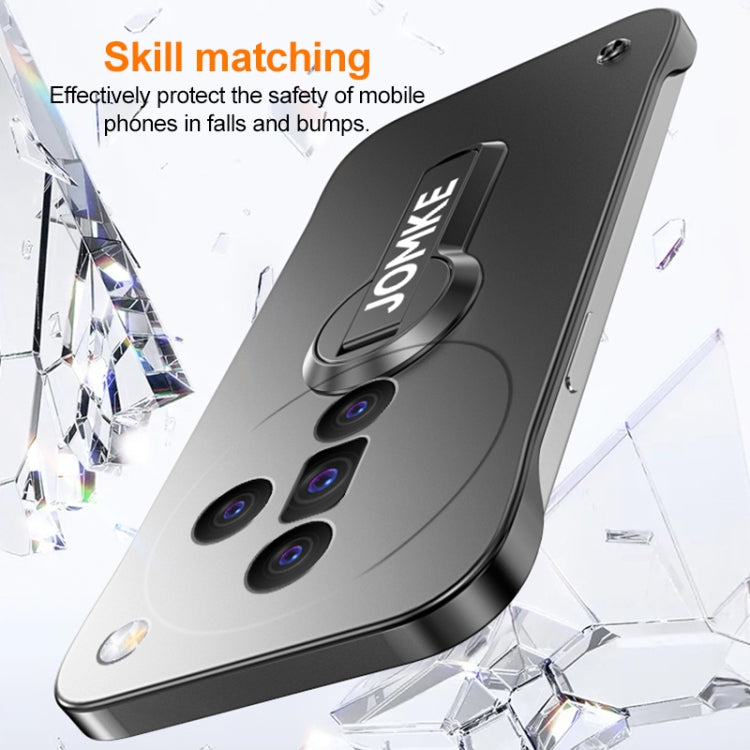 For OPPO Find X7 Baking Varnish 360 Rotate Holder No Frame PC Phone Case