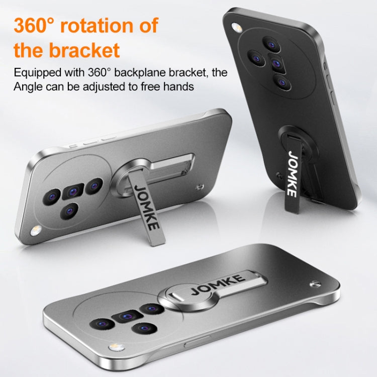 For OPPO Find X7 Baking Varnish 360 Rotate Holder No Frame PC Phone Case